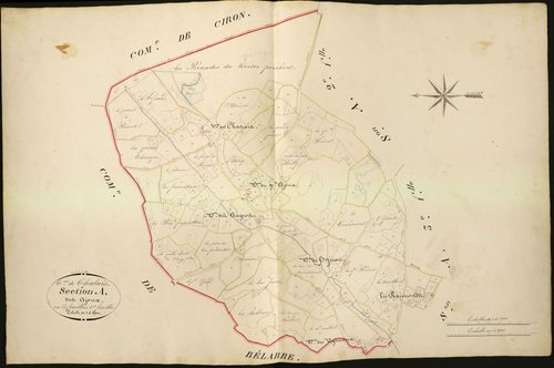 Chalais - Section A1, dite des Ajoux.