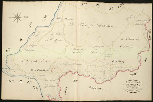 Chalais - Section C1, dite de Balabran.