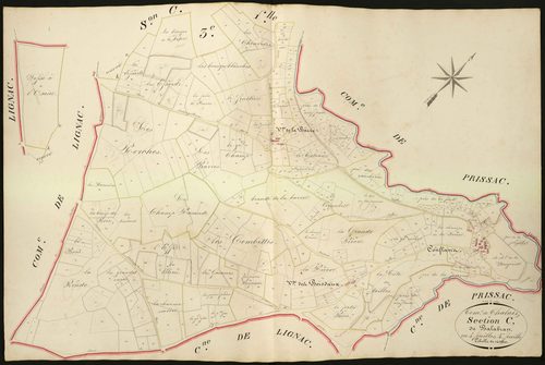 Chalais - Section C4, dite de Balabran.