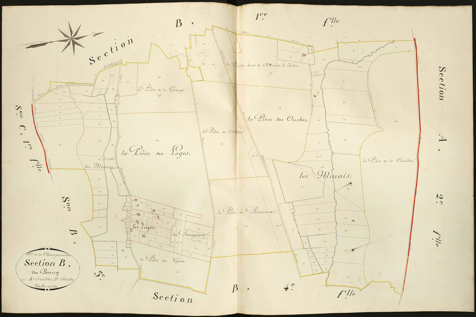 Champenoise - Section B2, dite du Bourg.