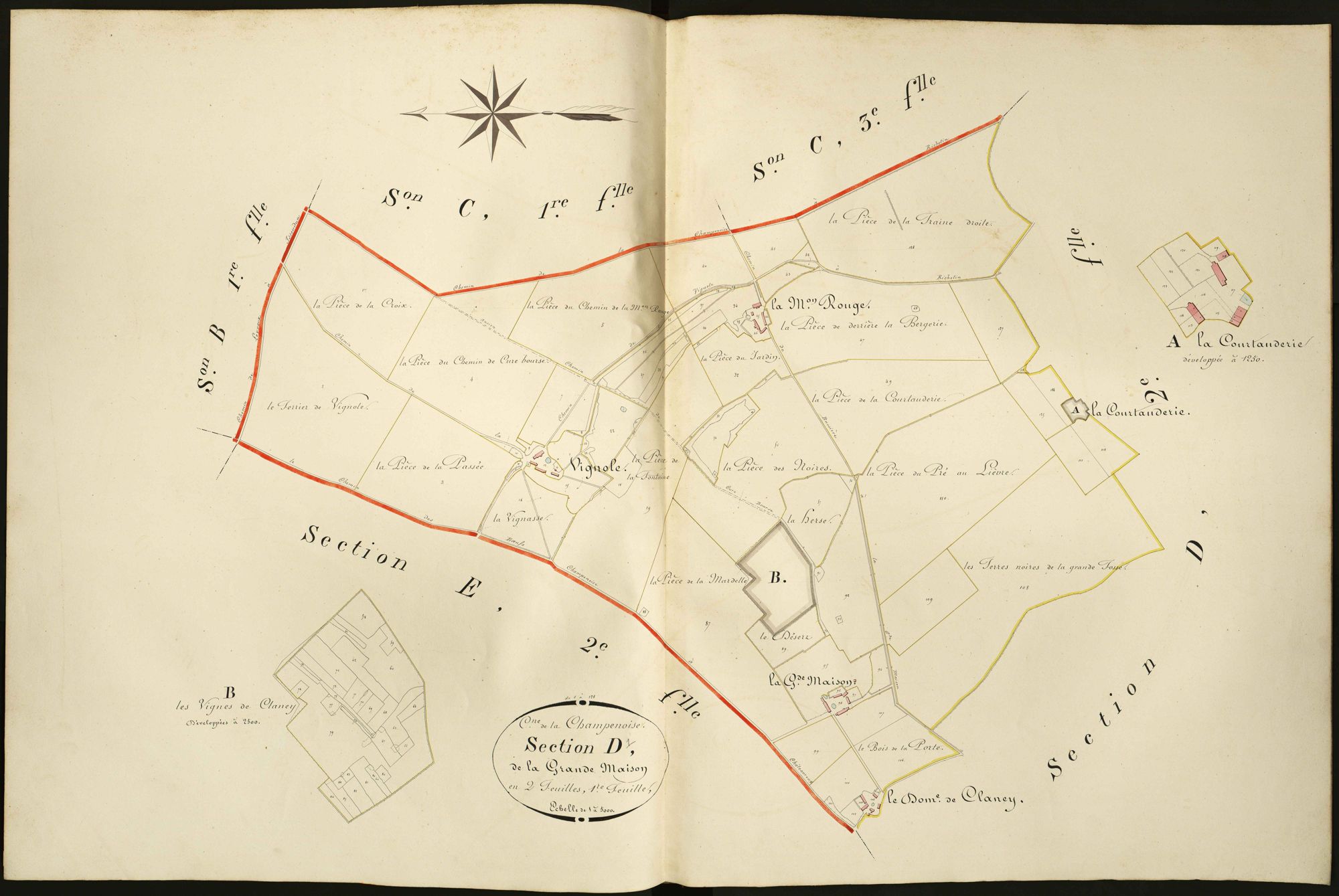 Champenoise - Section D1, dite de la Grande Maison.
