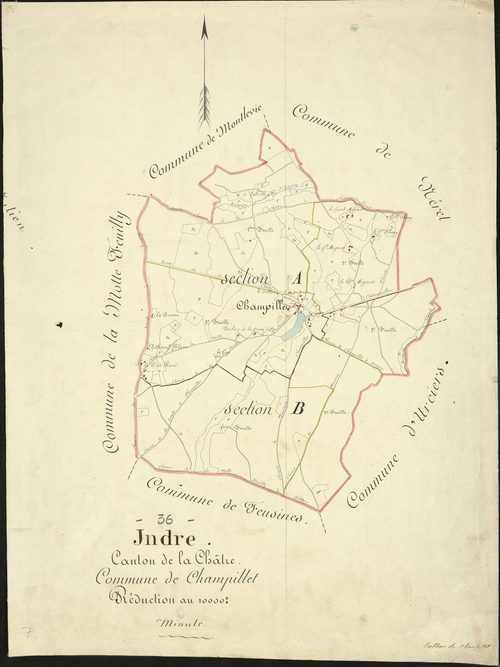 Champillet - Tableau d'assemblage.