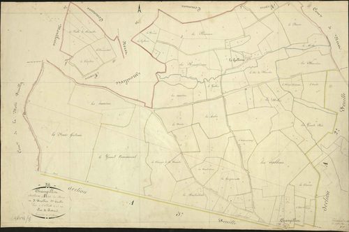 Champillet - Section A1, dite du Bourg.