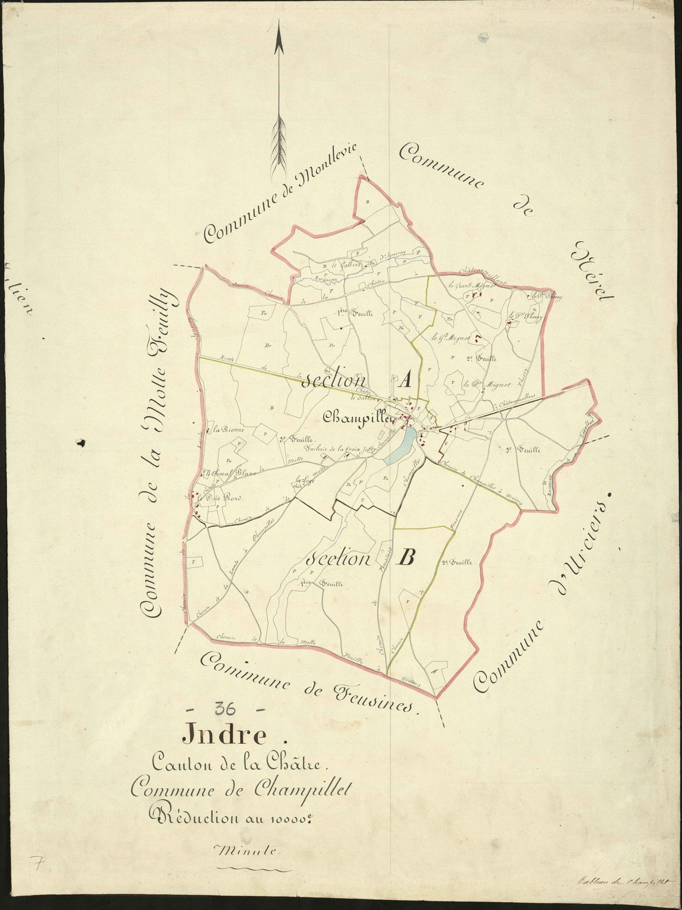 Champillet - Tableau d'assemblage.