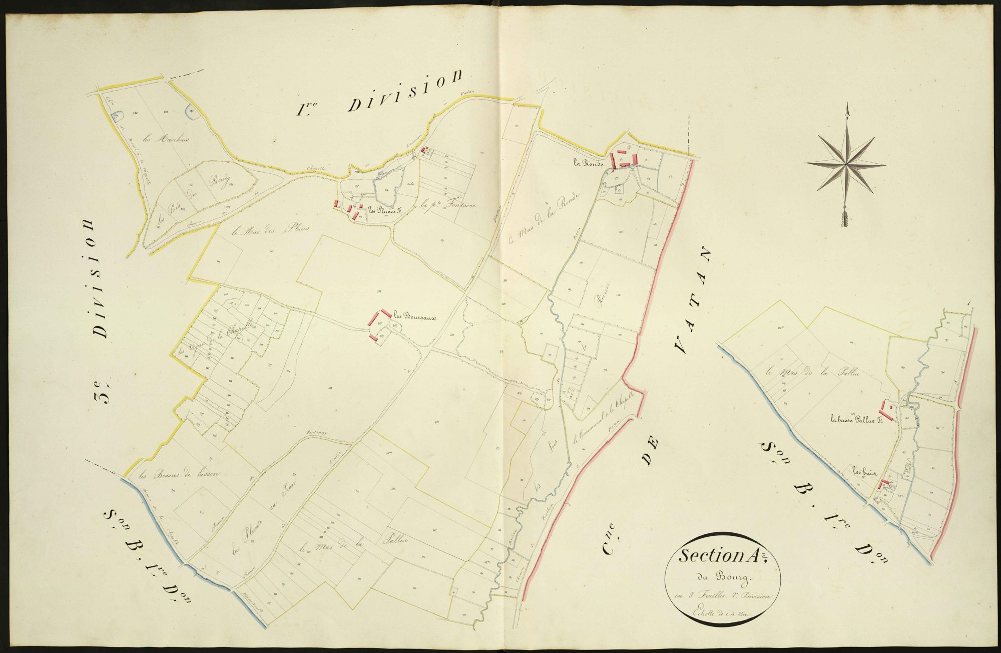 Chapelle-Saint-Laurian - Section A2, dite du Bourg.