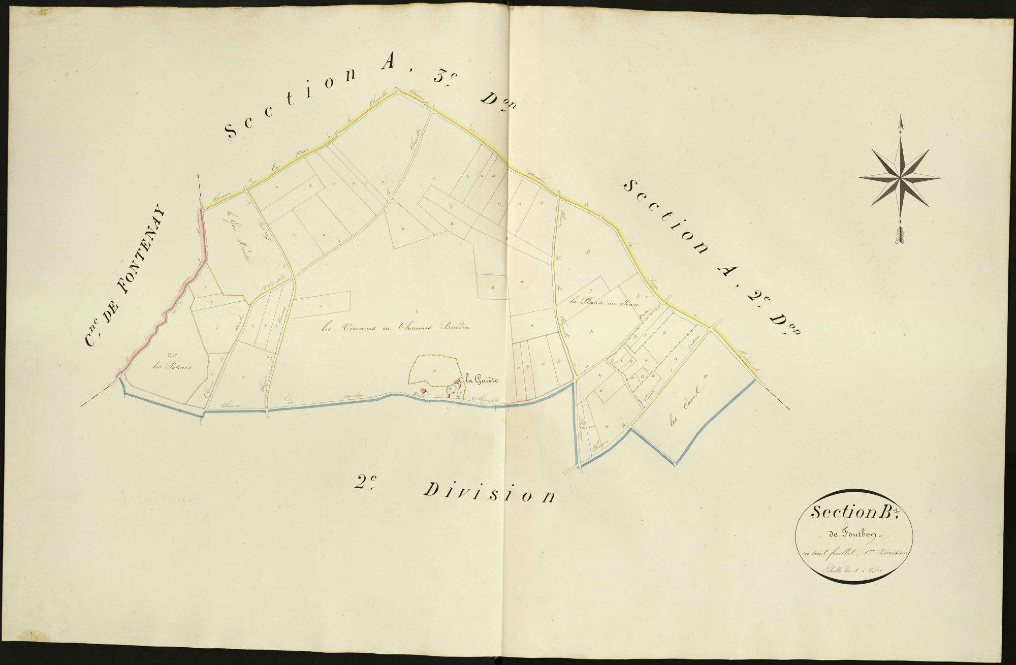 Chapelle-Saint-Laurian - Section B1, dite de Fontbon.