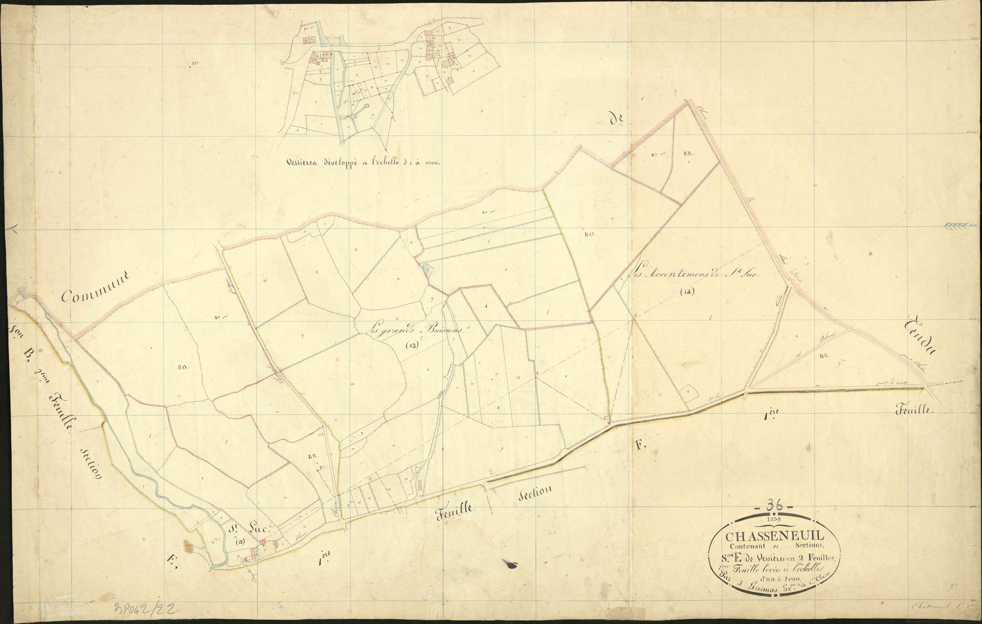 Chasseneuil - Section E2, dite de Vessières.