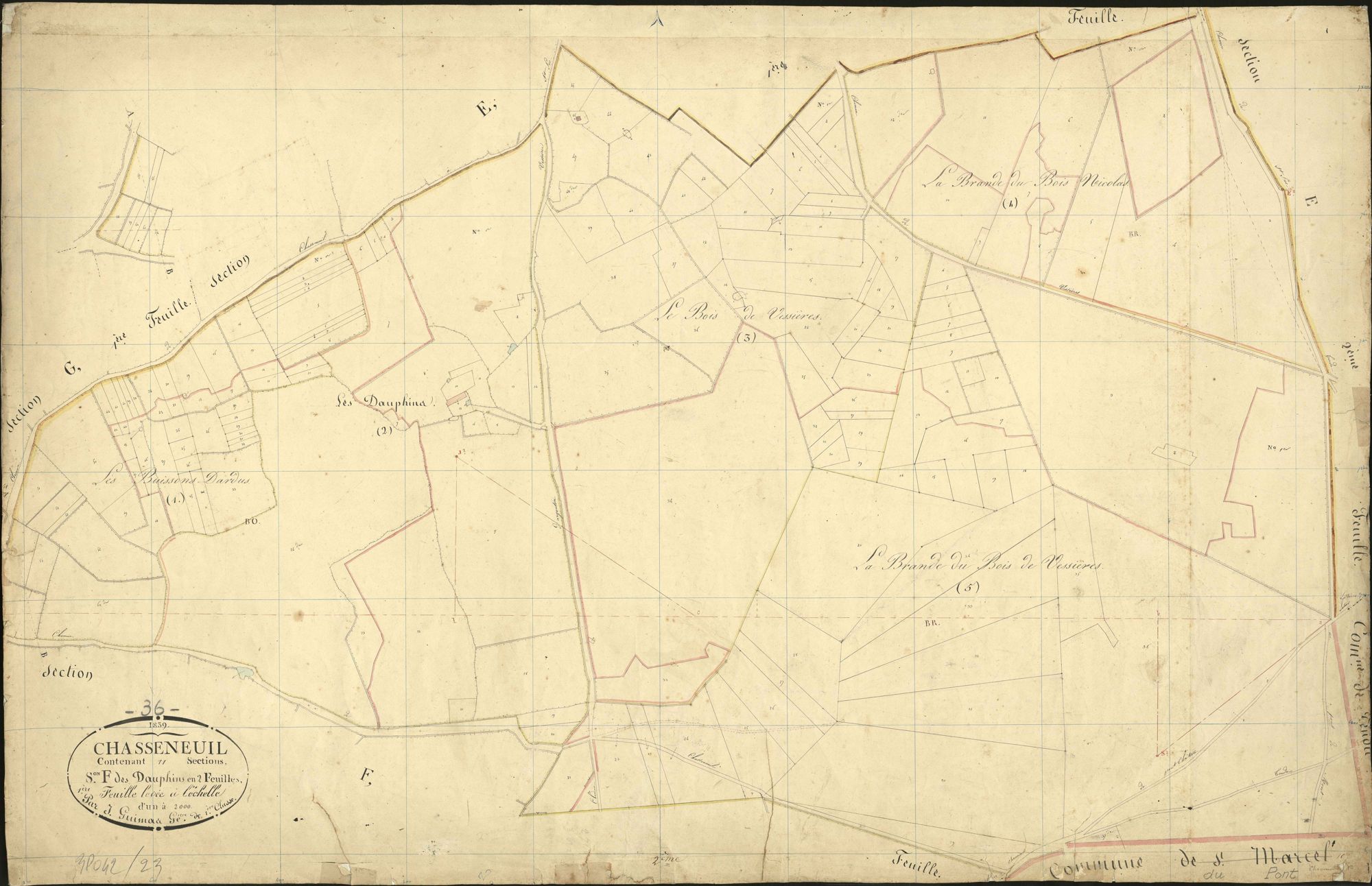 Chasseneuil - Section F1, dite des Dauphins.