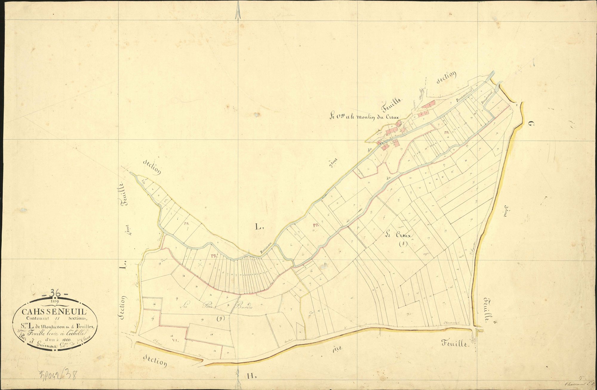 Chasseneuil - Section L3, dite de Montusson.