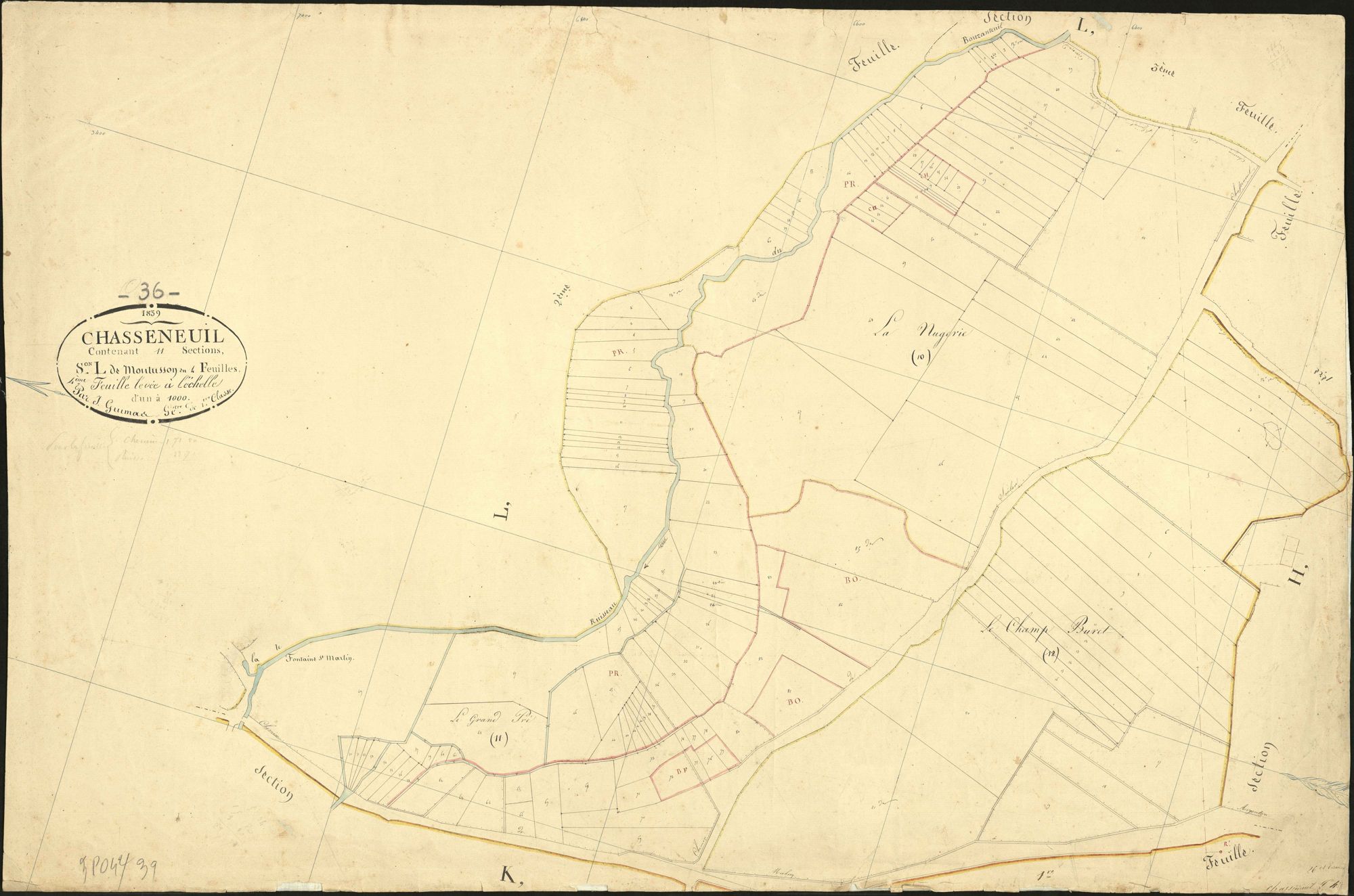 Chasseneuil - Section L4, dite de Montusson.