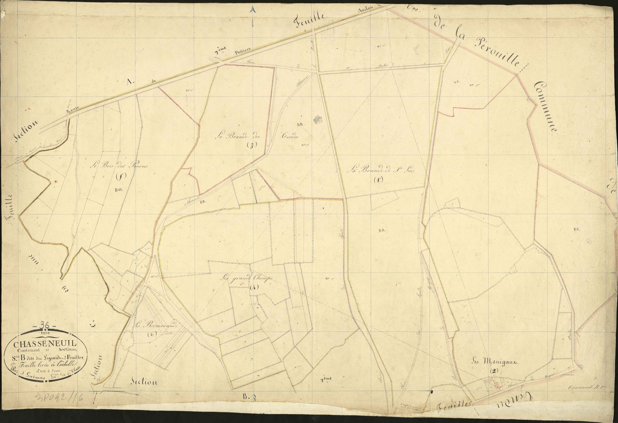 Chasseneuil - Section B1, dite des Ligeards.