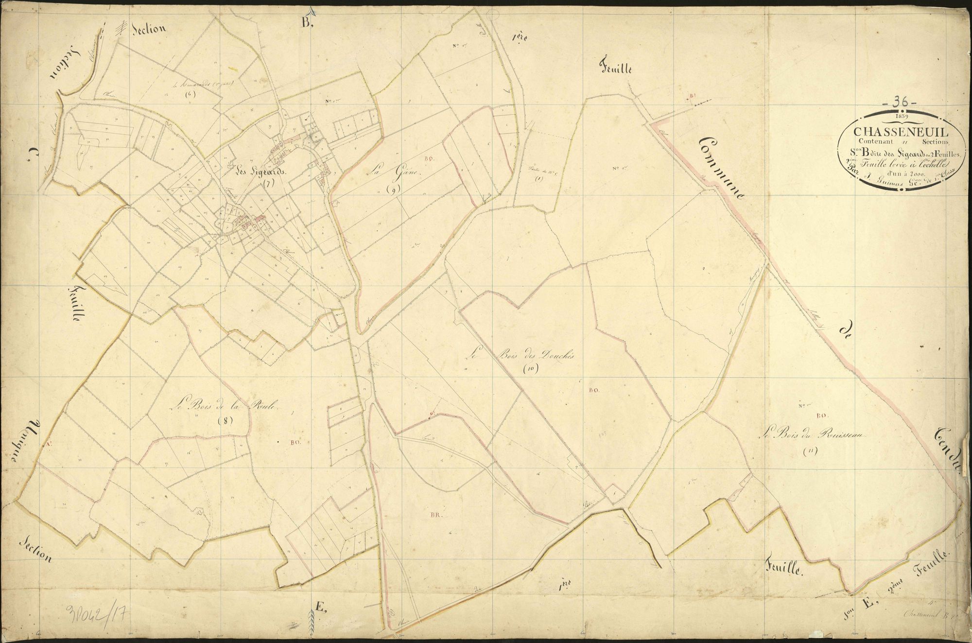 Chasseneuil - Section B2, dite des Ligeards.