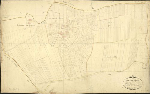Chasseneuil - Section H1, dite de la Grande Chaume.