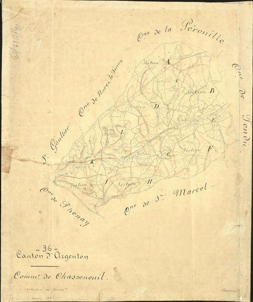 Chasseneuil - Tableau d'assemblage.