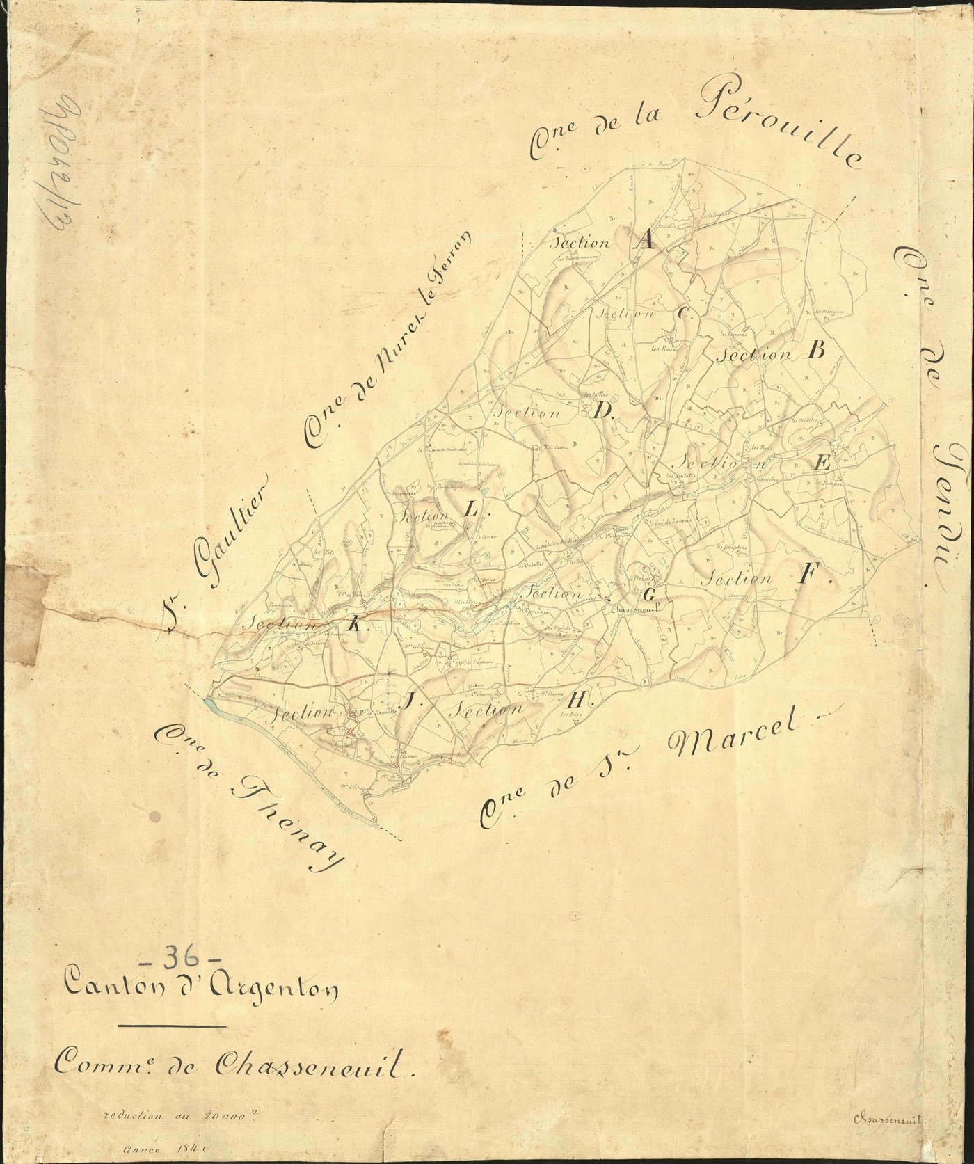 Chasseneuil - Tableau d'assemblage.