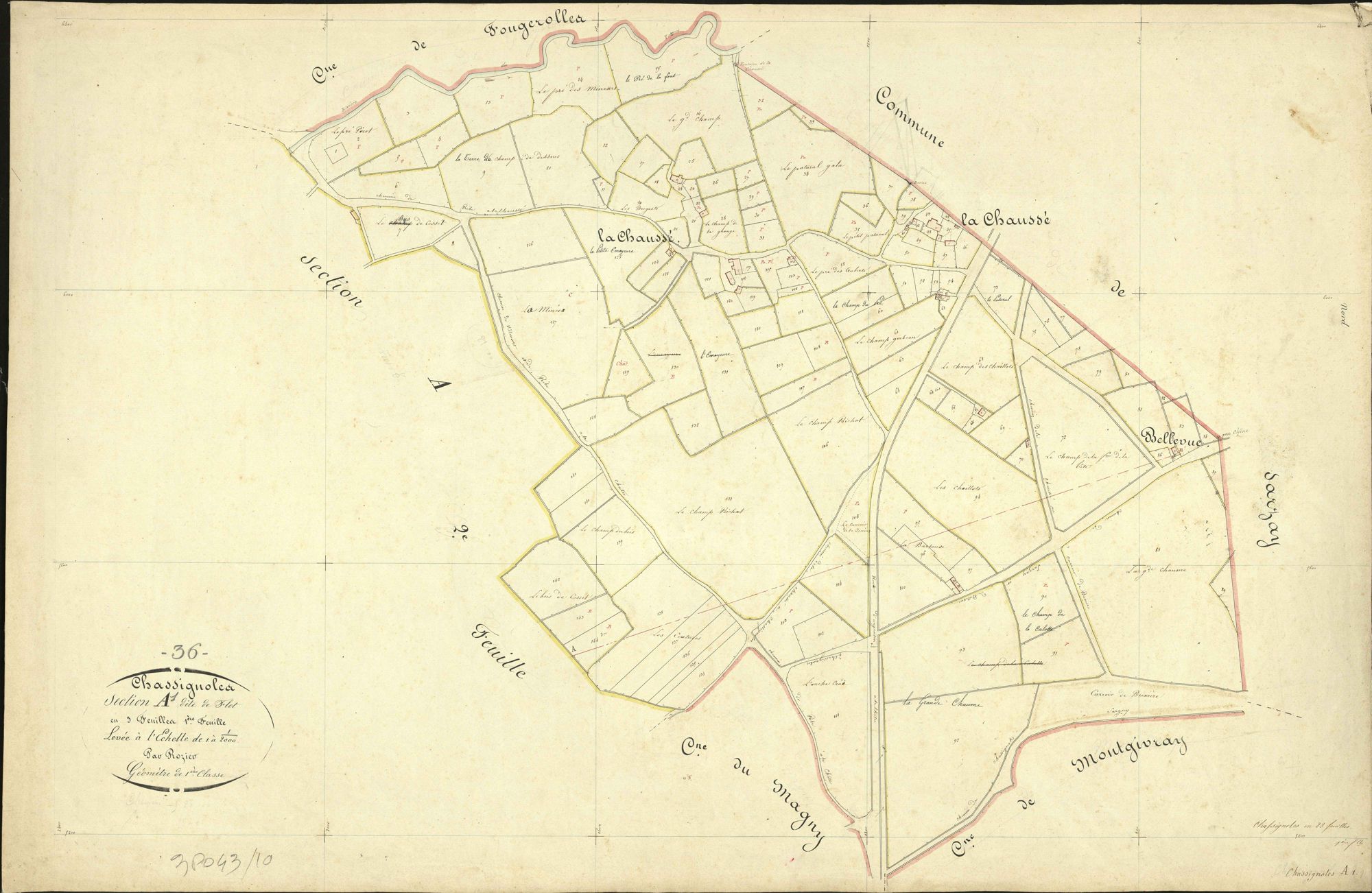 Chassignolles - Section A1, dite de Flet.
