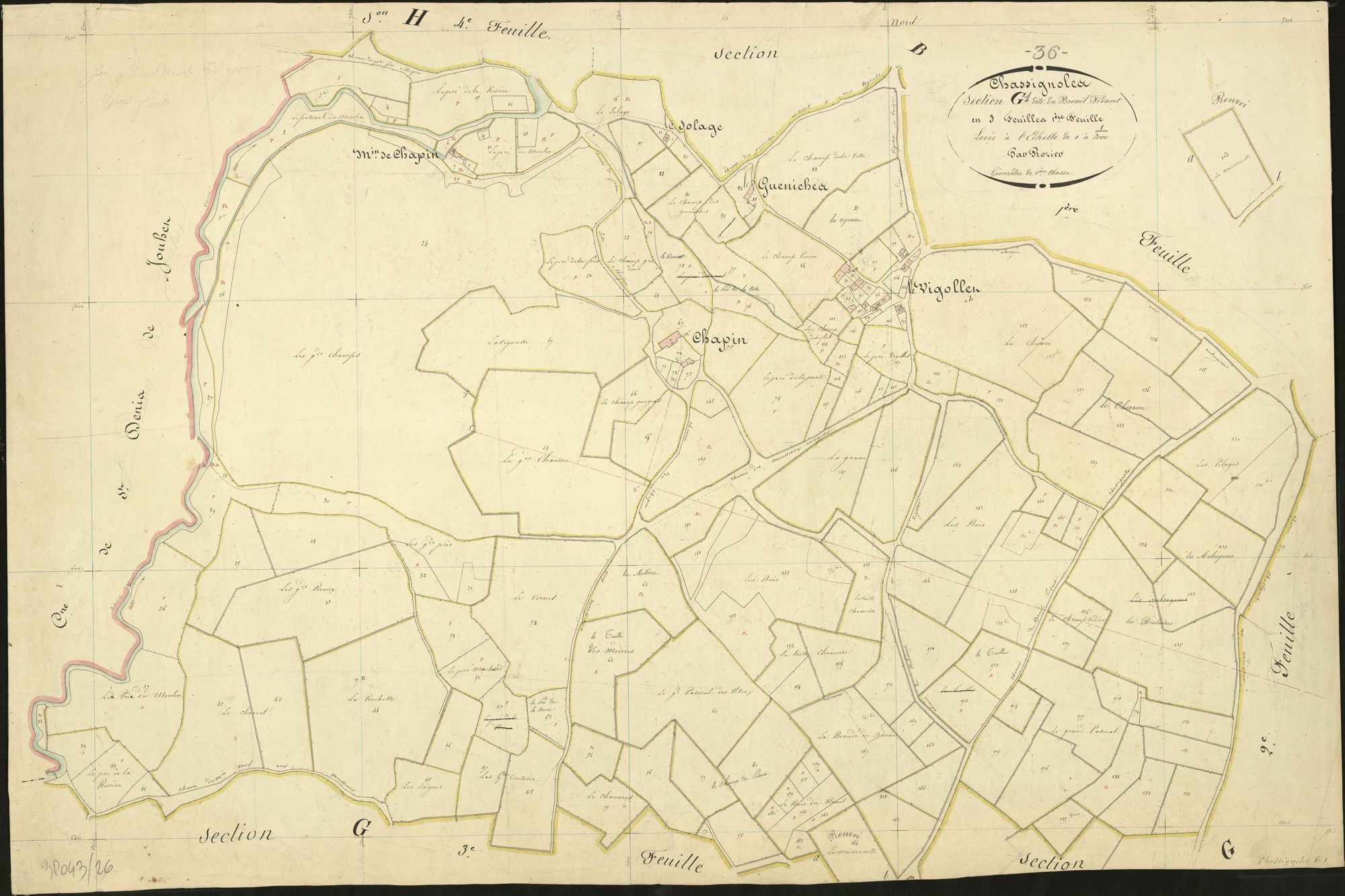 Chassignolles - Section G1, dite du Breuil Tidant.