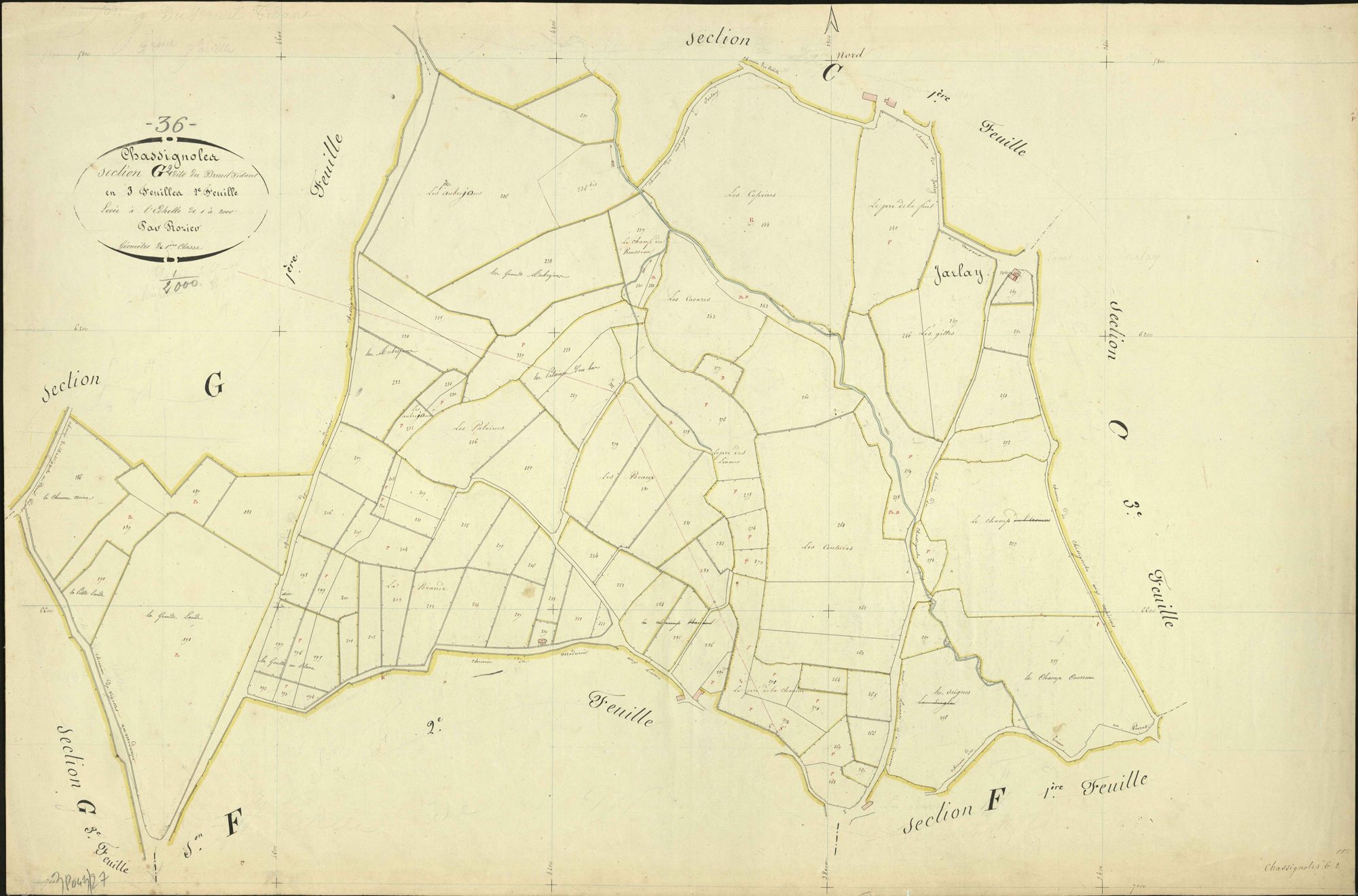 Chassignolles - Section G2, dite du Breuil Tidant.