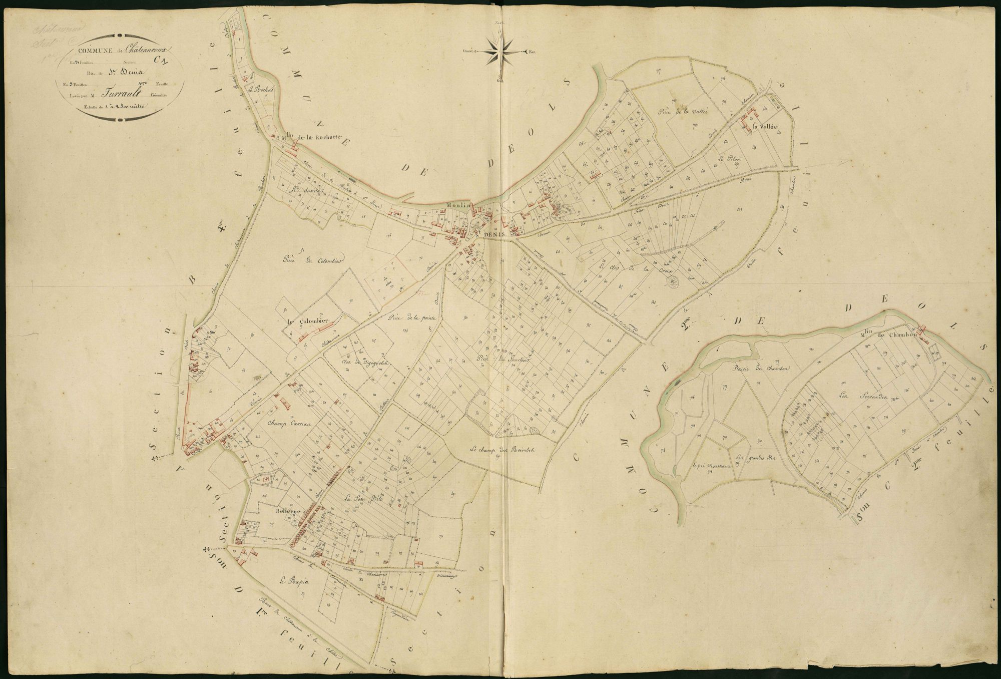 Châteauroux - Section C1, dite de Saint-Denis.