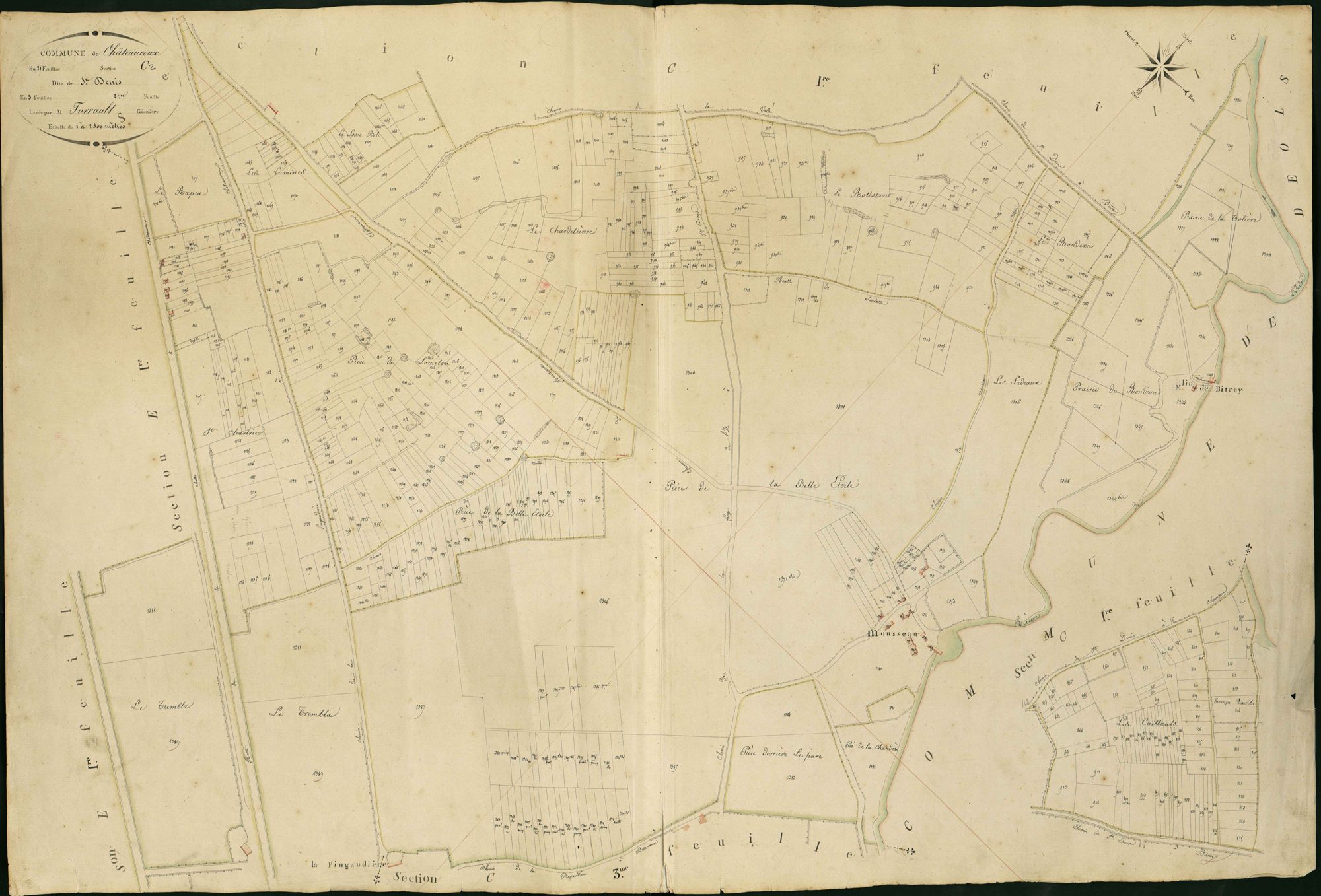 Châteauroux - Section C2, dite de Saint-Denis.
