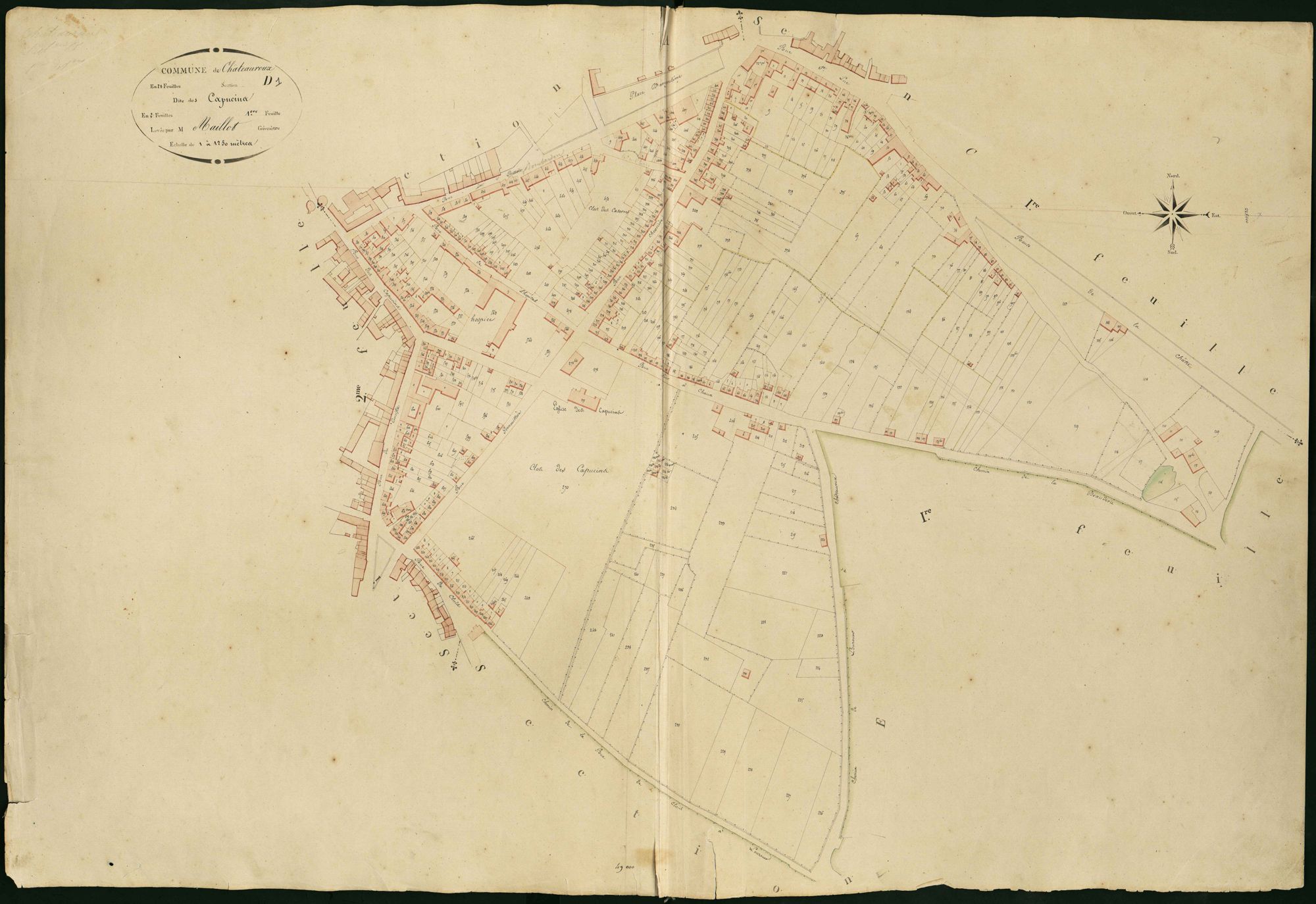 Châteauroux - Section D1, dite des Capucins.
