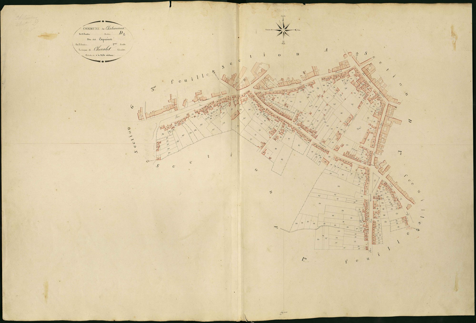 Châteauroux - Section D2, dite des Capucins.