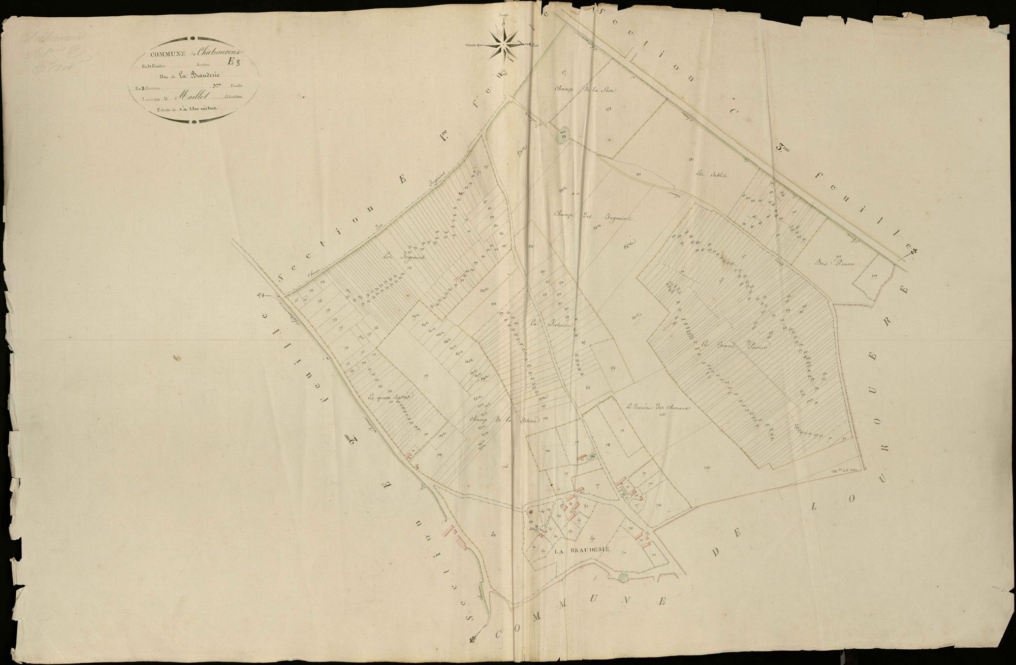 Châteauroux - Section E3, dite de la Brauderie.