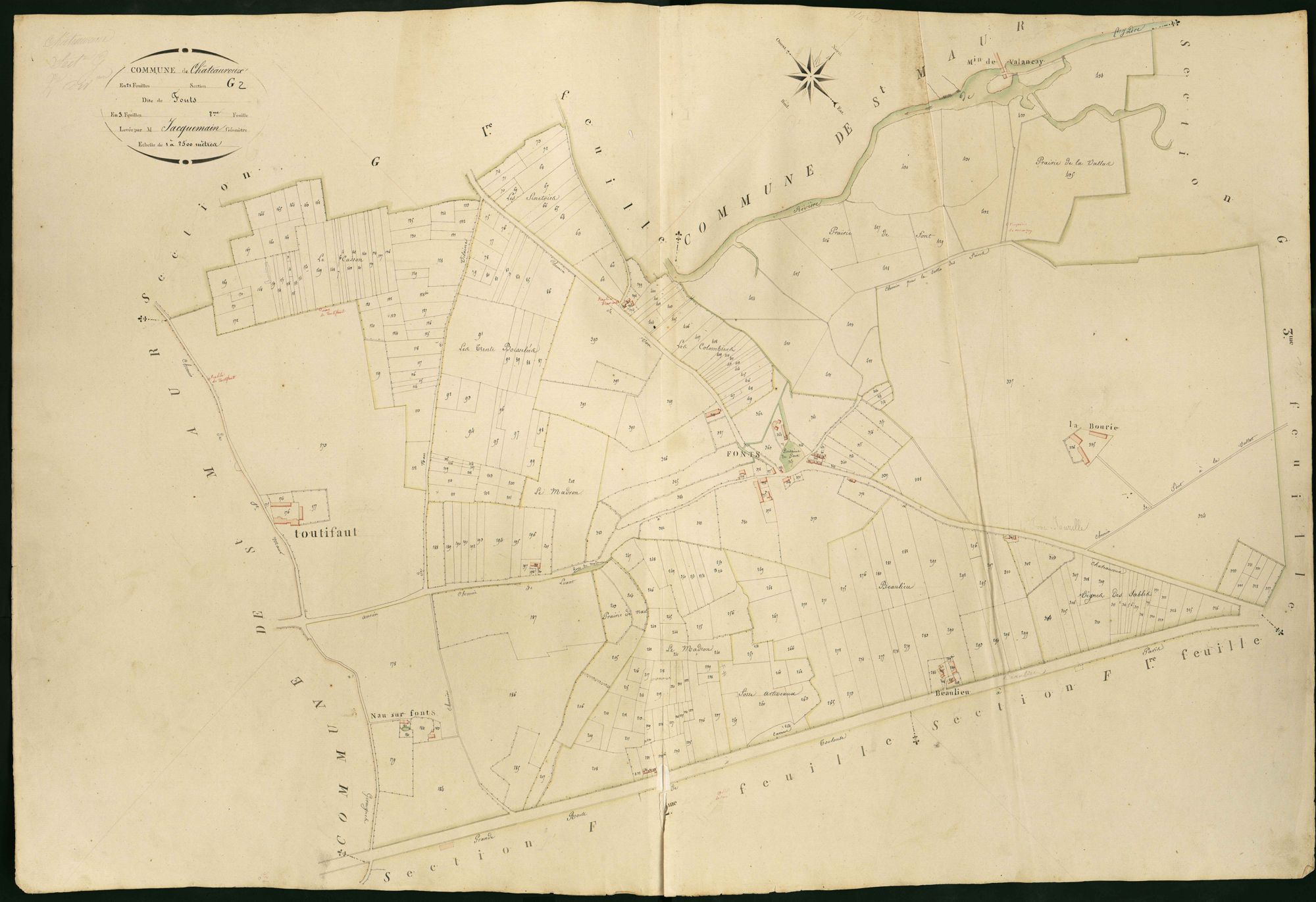 Châteauroux - Section G2, dite de Fonts.