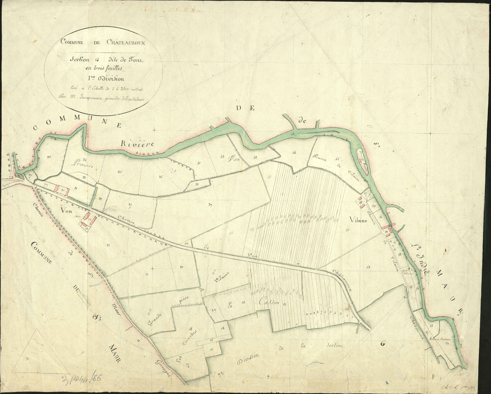 Châteauroux - Section G1, dite de Font.