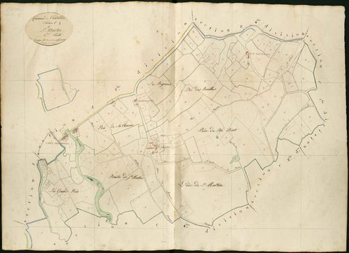 Châtillon-sur-Indre - Section C3, dite de Saint-Martin.