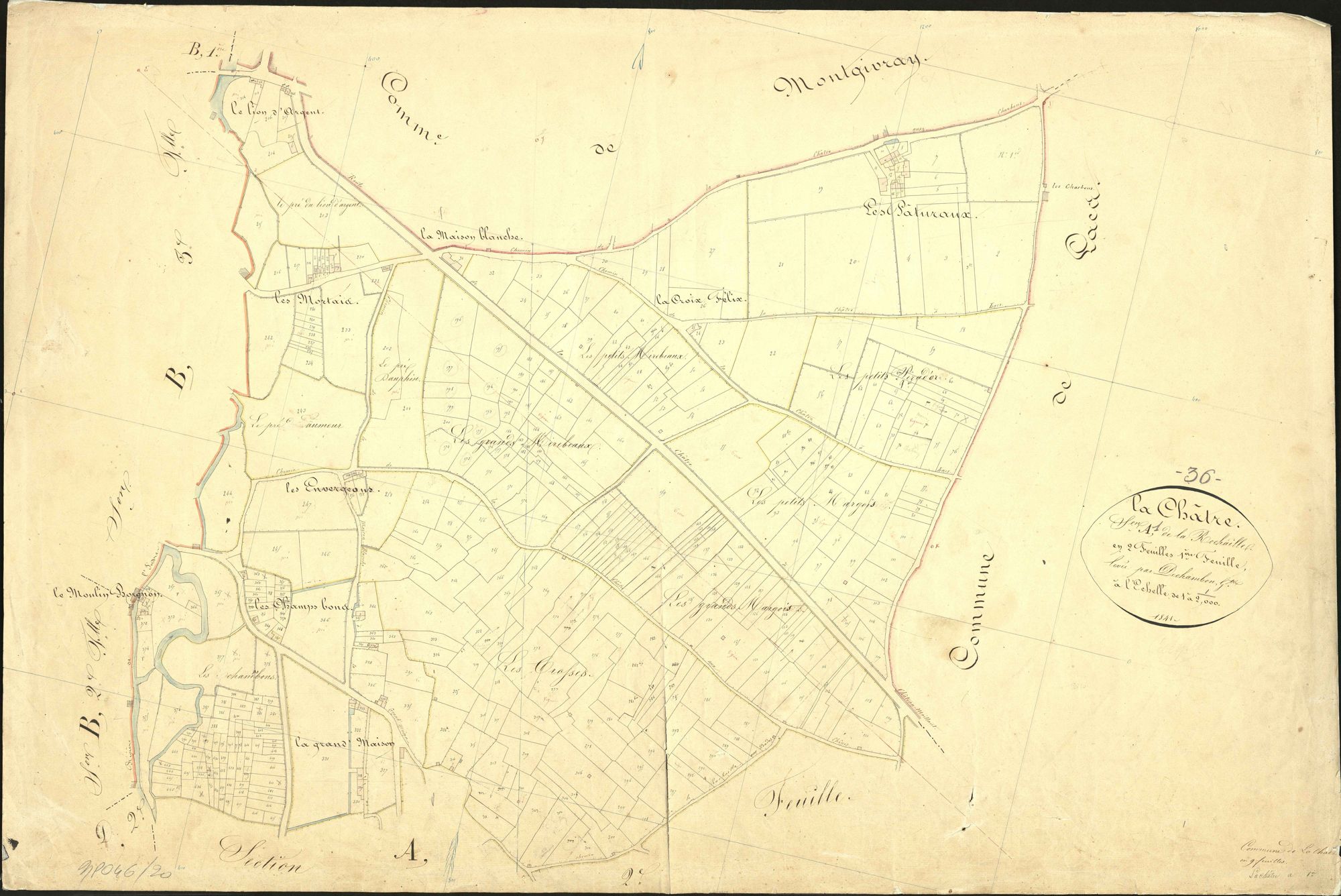 Châtre - Section A1, dite de la Rochaille.