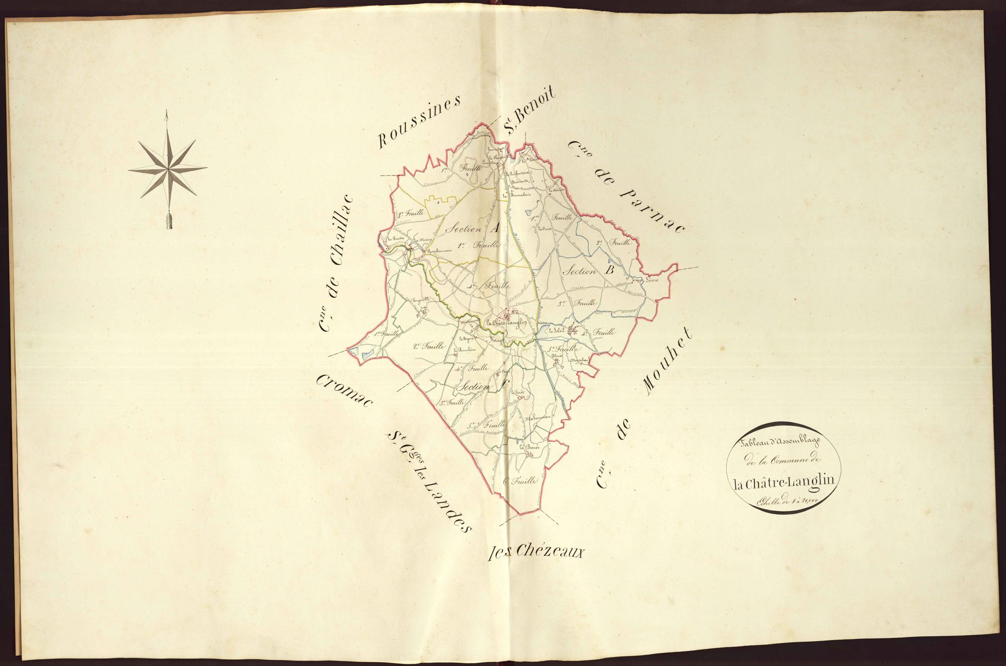 Châtre-L'Anglin - Tableau d'assemblage.