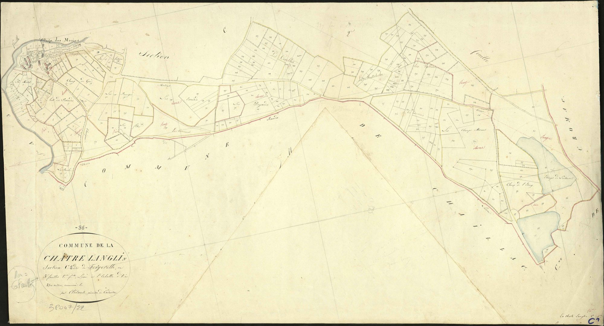 Châtre-L'Anglin - Section C1 dite de Forgerolle.