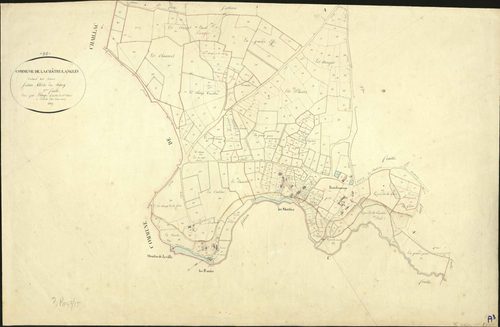 Châtre-L'Anglin - Section A3, dite du Bourg.