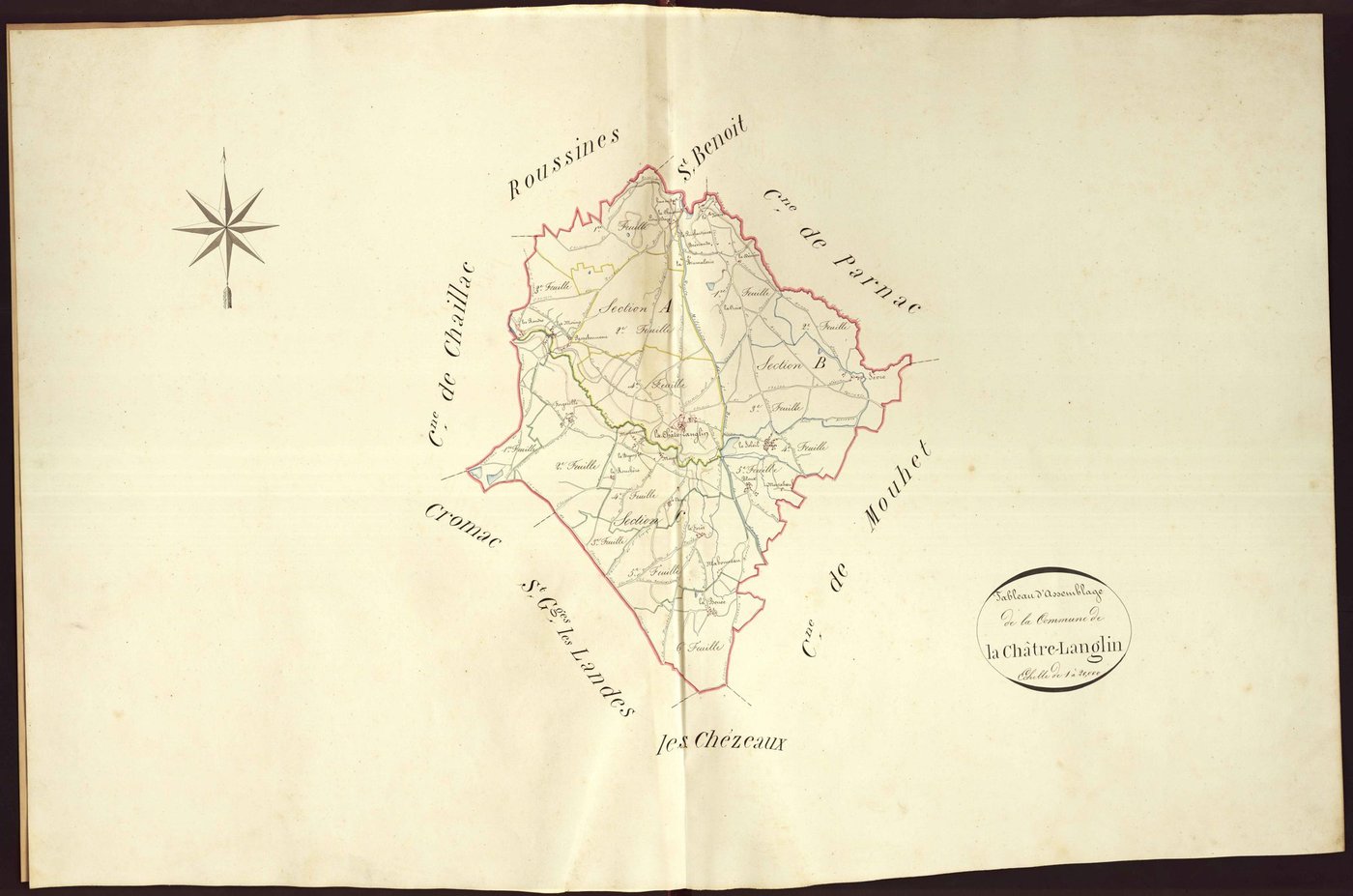 Châtre-L'Anglin - Tableau d'assemblage.