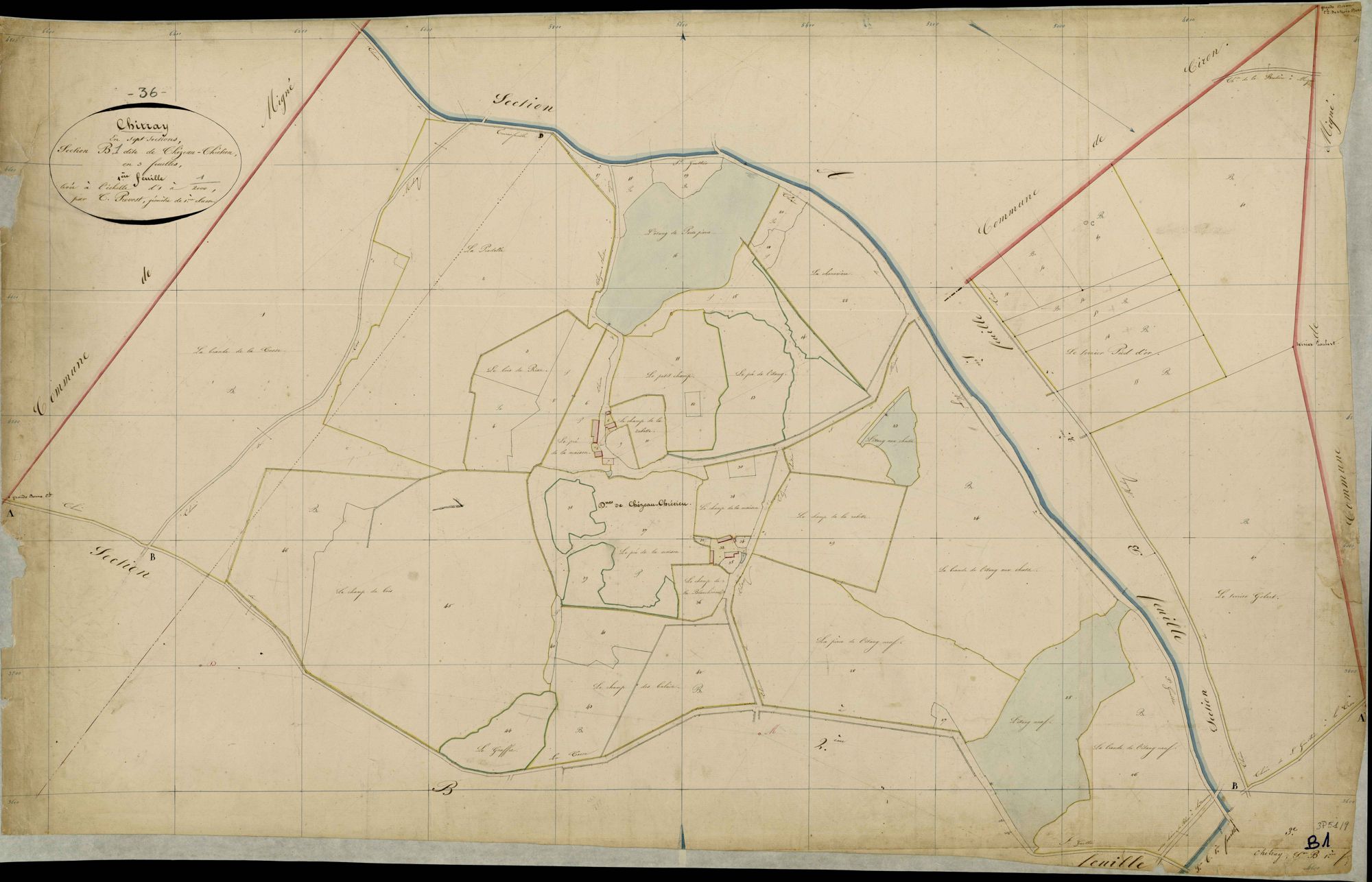 Chitray - Section B1, dite de Chézeau-Chrétien.