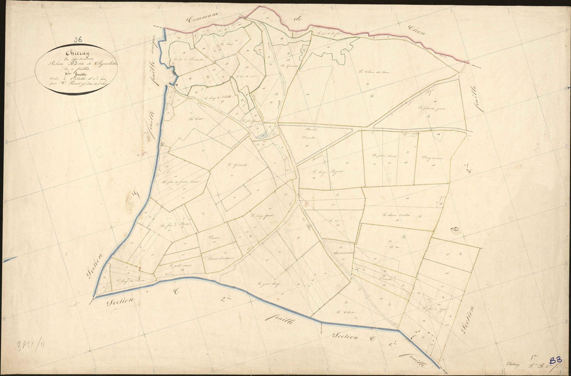 Chitray - Section B3, dite de Chézeau Chrétien.