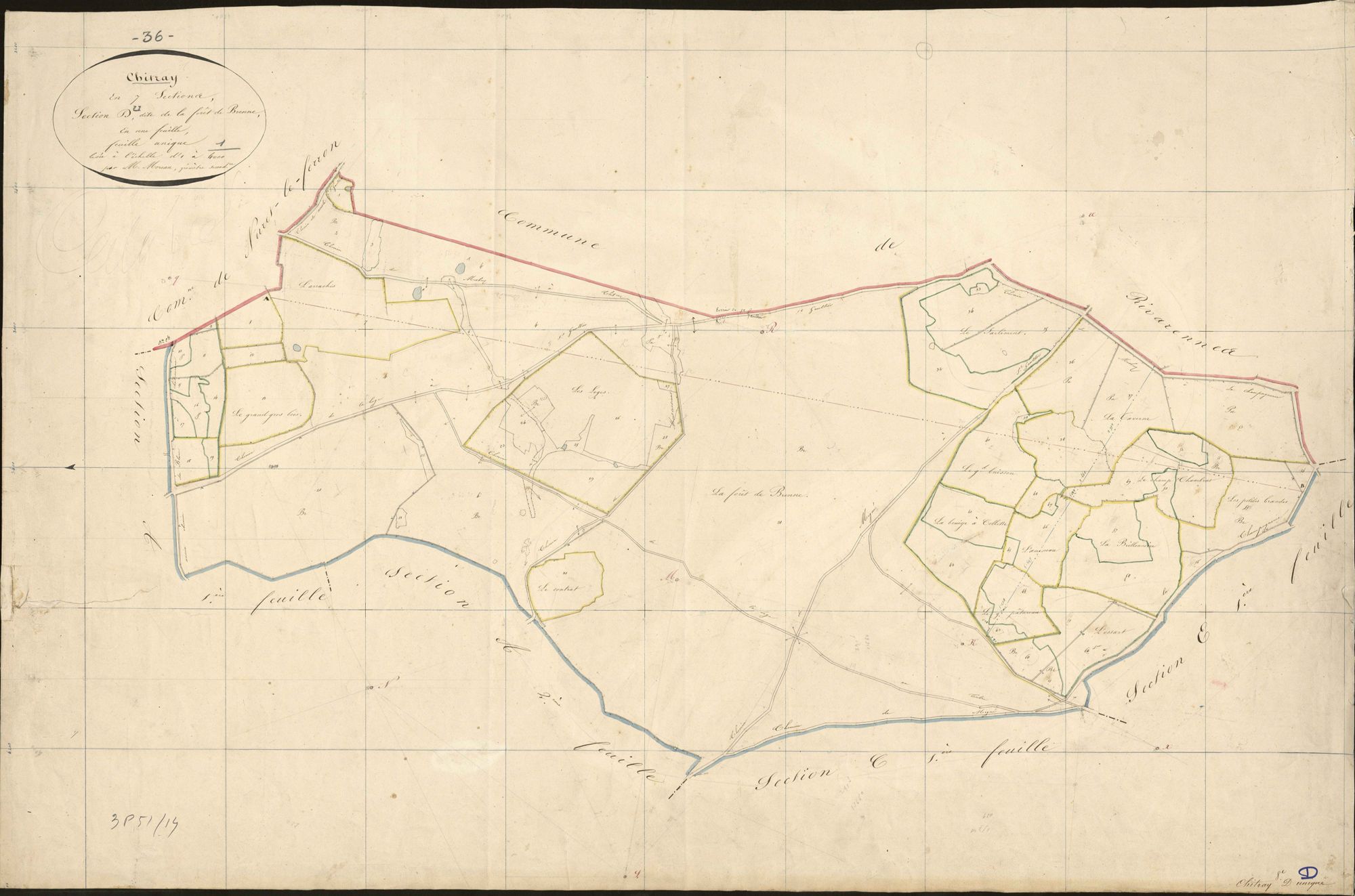 Chitray - Section D, dite de la Forêt de la Brenne.