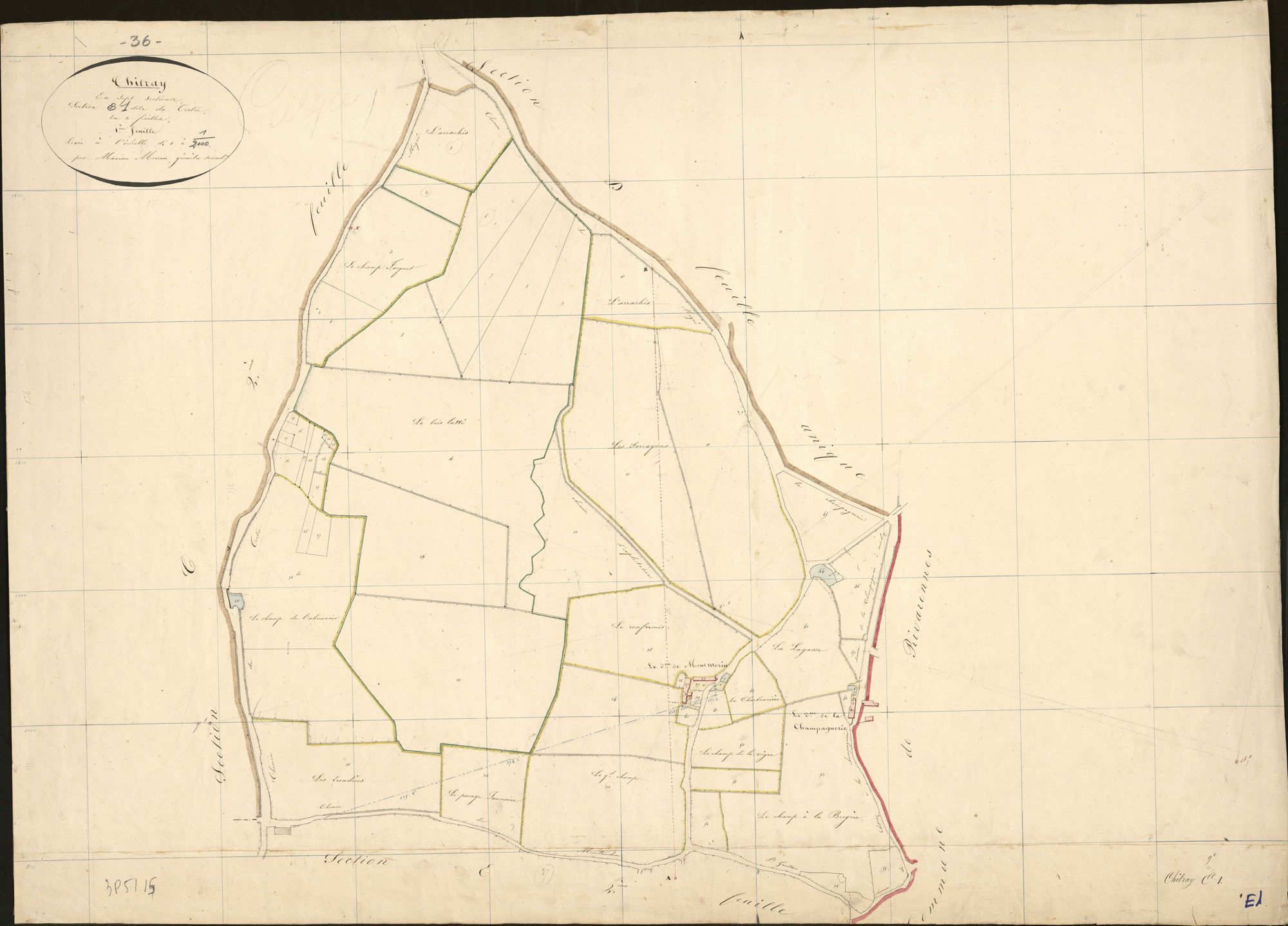 Chitray - Section E1, dite du Tertre.