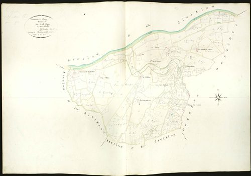 Ciron - Section C1, dite de La Barre. Modification en C3 après 1816.