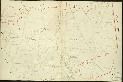Cléré-du-Bois - Section C2, dite de la Boutétrie.