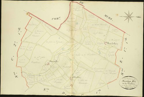 Cléré-du-Bois - Section D1, dite de la Preslière.