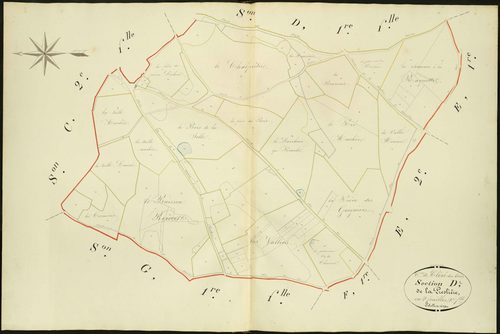 Cléré-du-Bois - Section D2, dite de la Preslière.