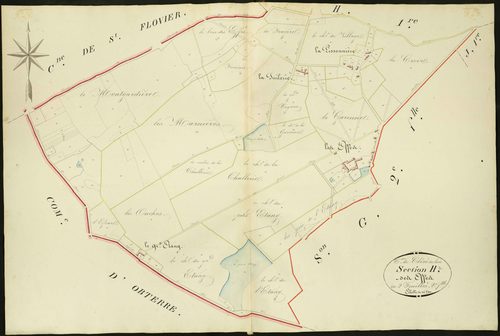 Cléré-du-Bois - Section H2, dite des Effes.