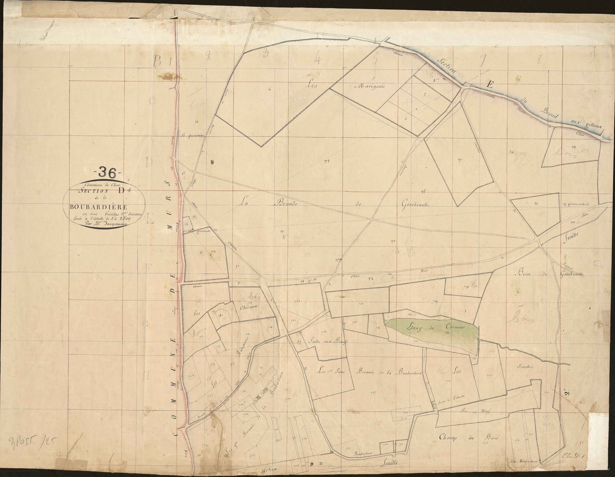 Clion - Section D1, dite de la Boubardière.