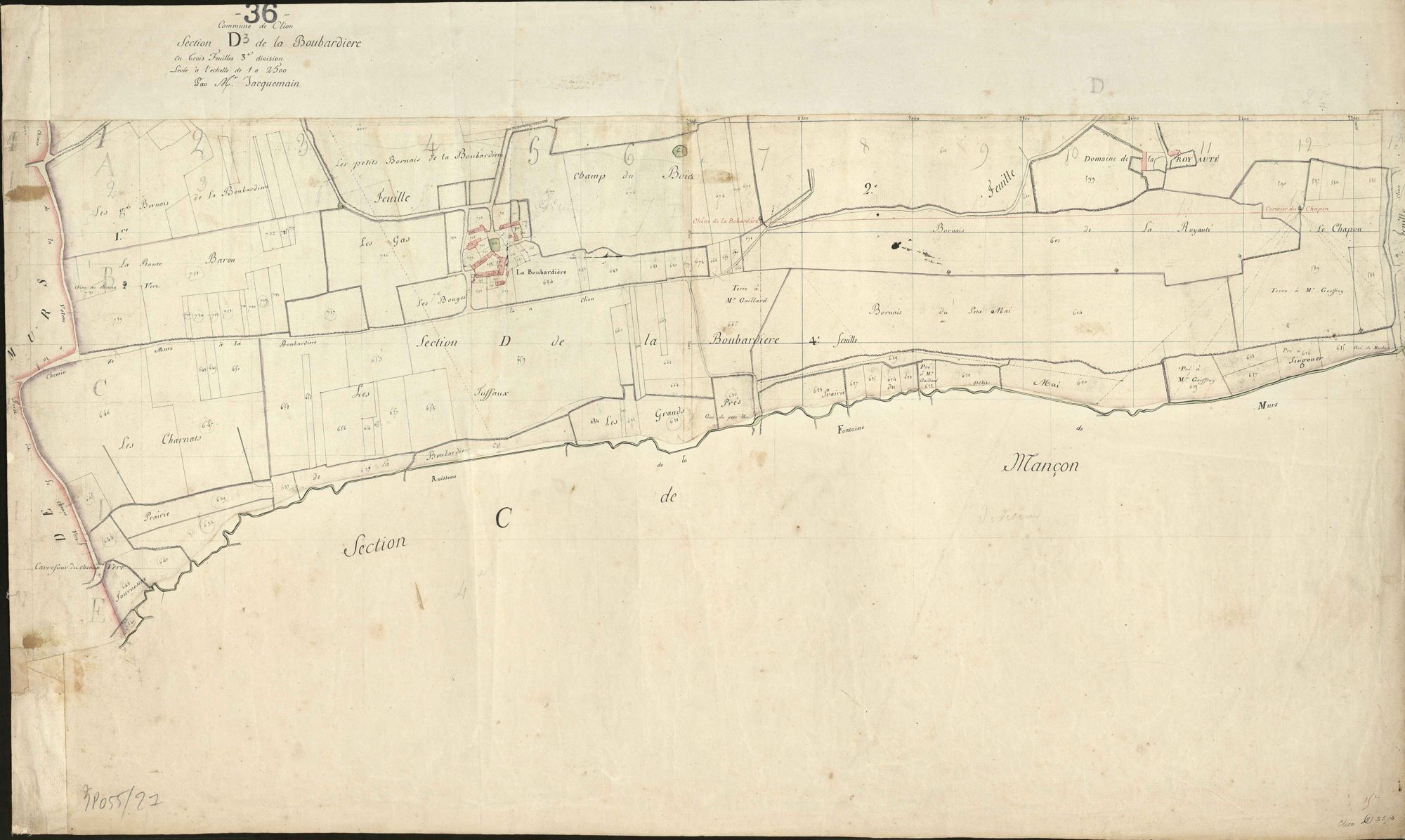 Clion - Section D3, dite de Boubardière.