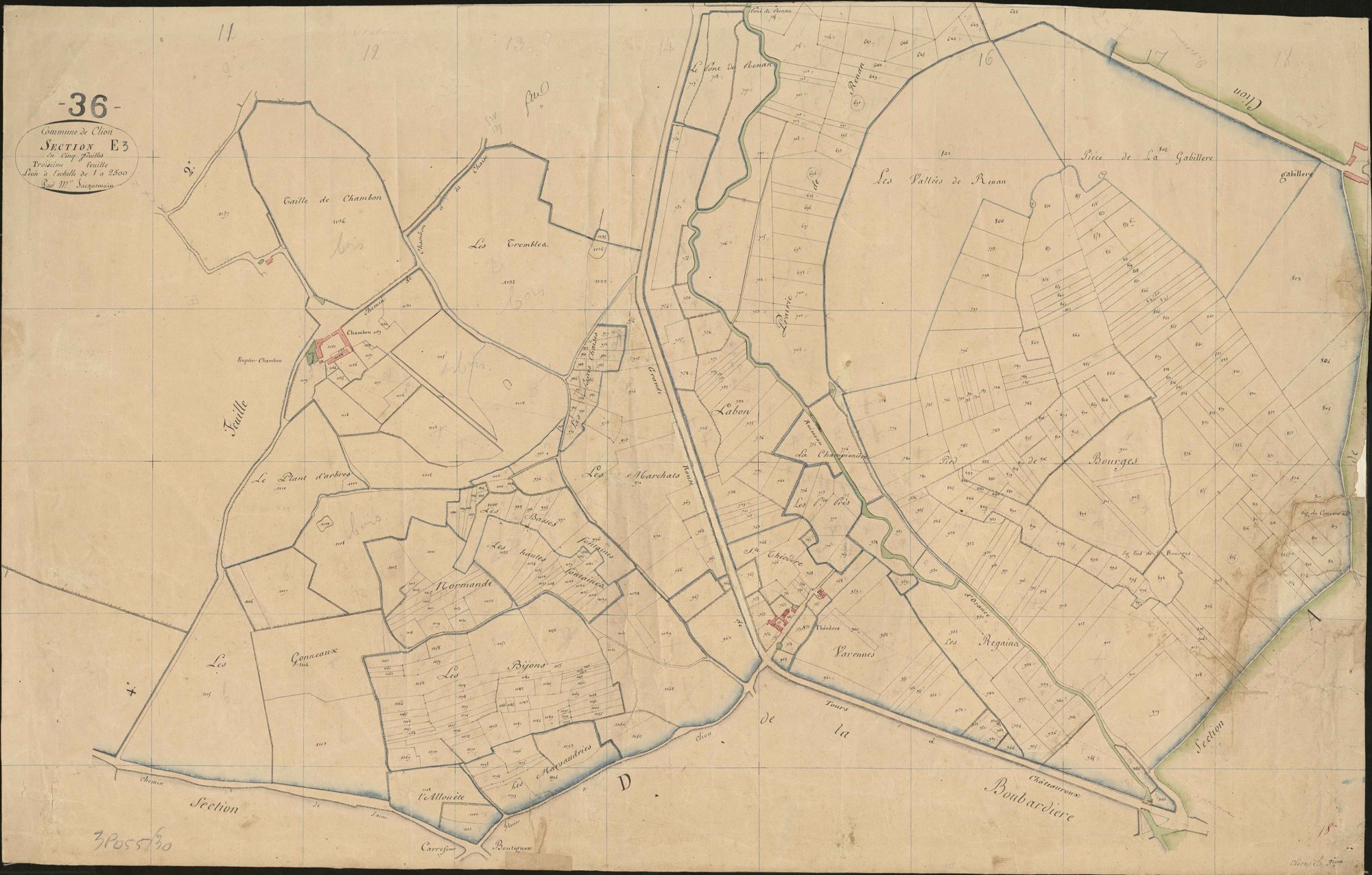 Clion - Section E3, [dite du Breuil aux Gittons].