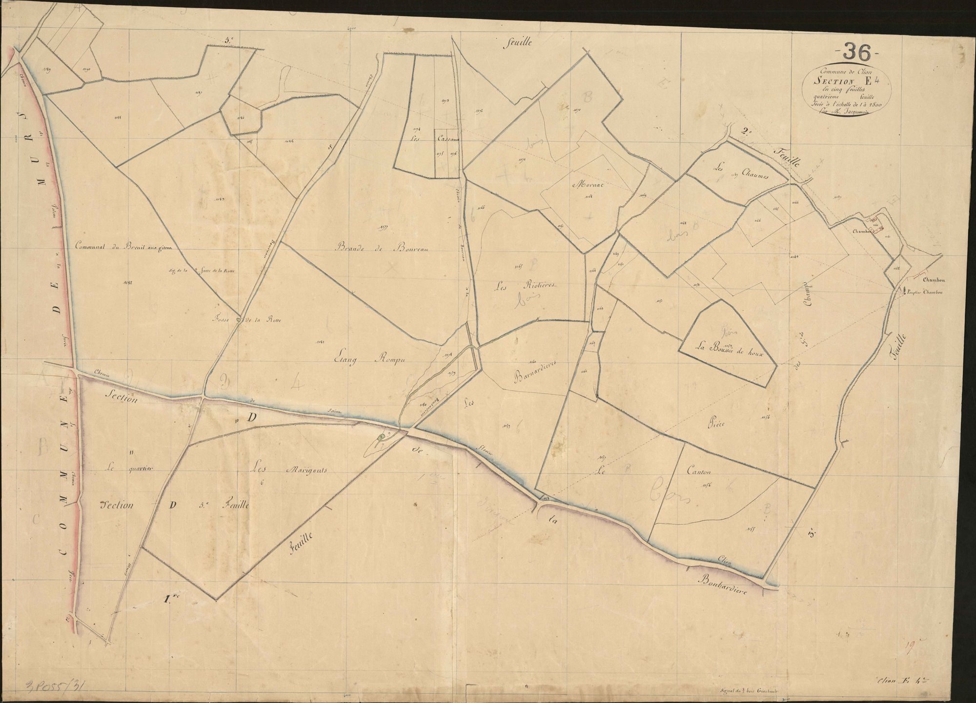 Clion - Section E4, [dite du Breuil aux Gittons].