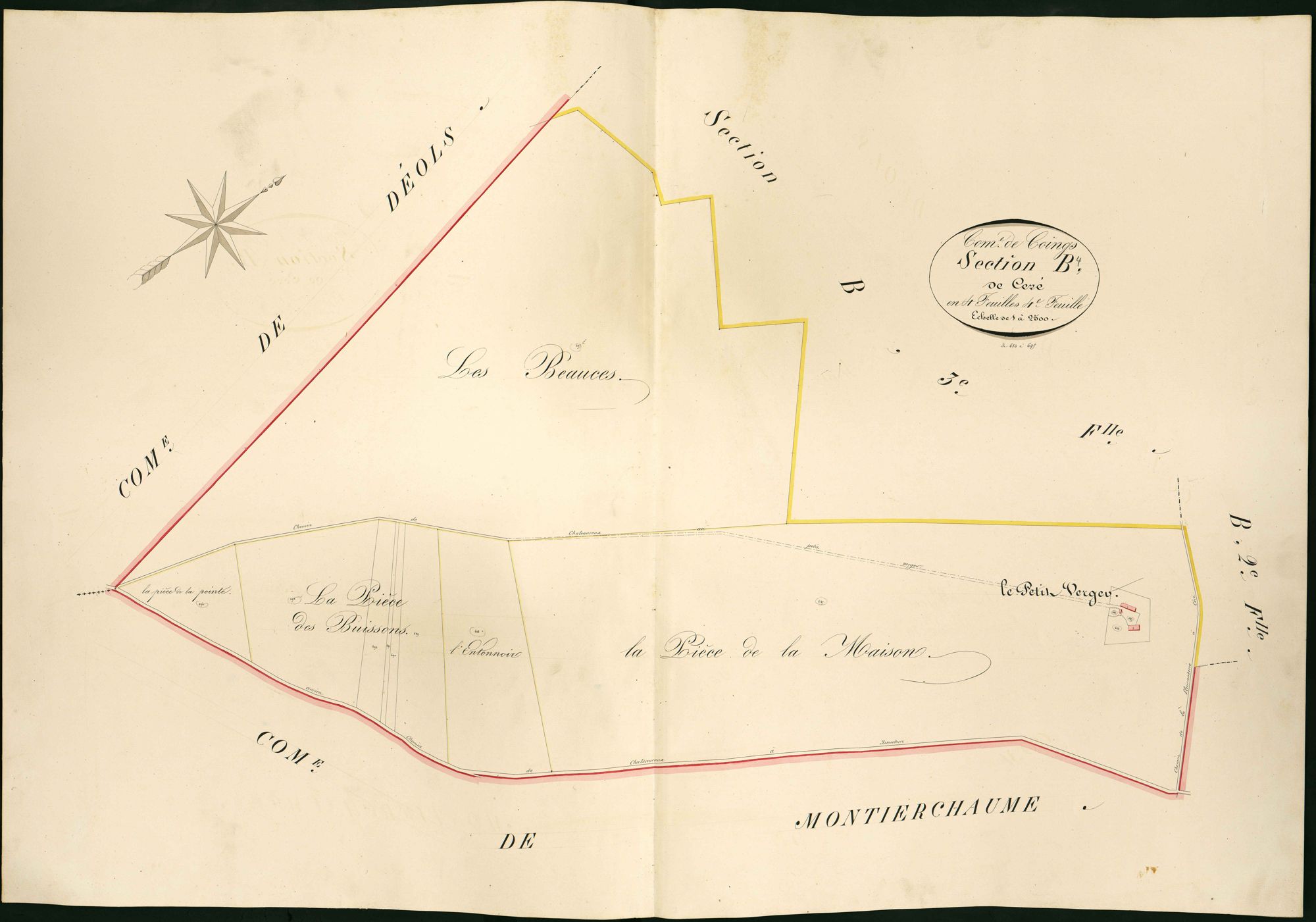 Coings - Section B4, dite de Céré.