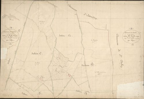 Condé - Section B, dite de Vaux, et section C, dite des Places.